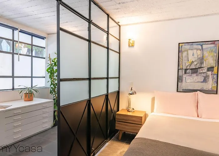 Comfortable Apt. W/ Terrace & Lovely Lighting 101 México DF